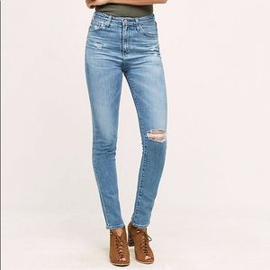 AG Sophia Vintage High-Wasted Skinny Jeans